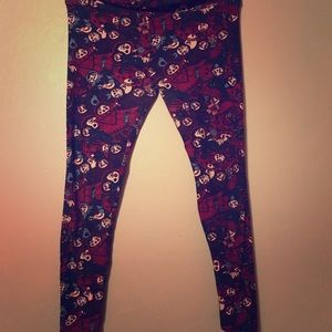 Lularoe Russian doll leggings OS